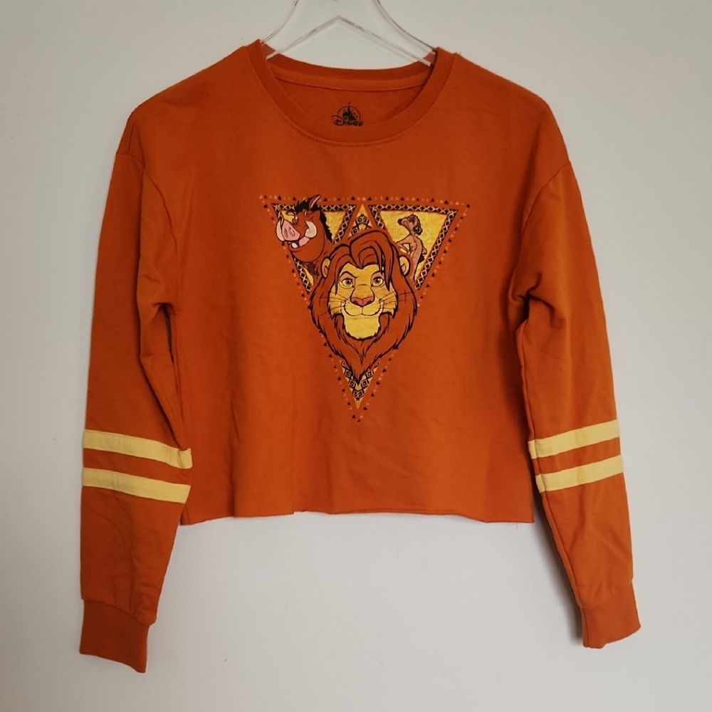 Disney Orange Lion Long Sleeve Kids Tee